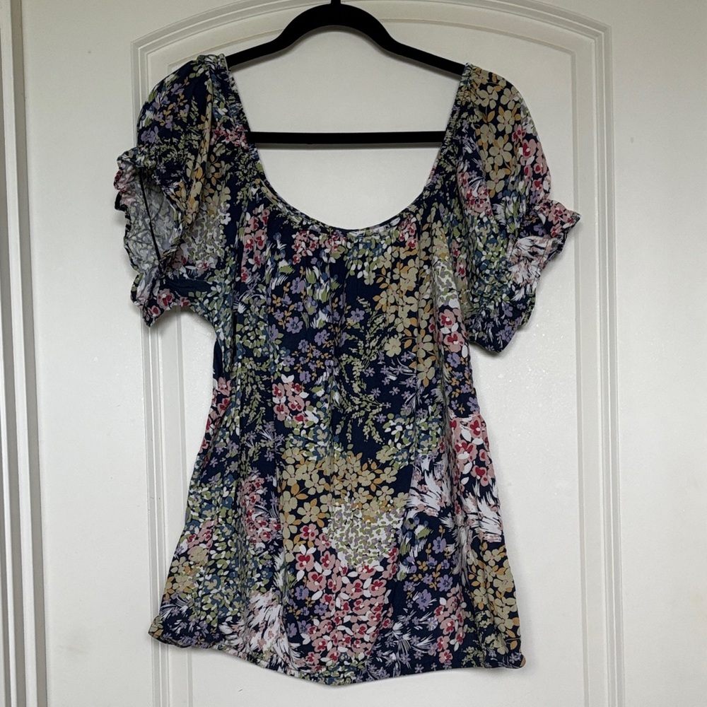 Floral Print Women's Top